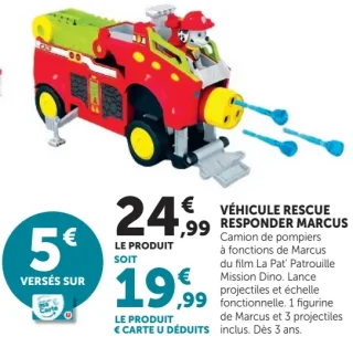 Véhicule Rescue Responder Marcus La Pat' Patrouille