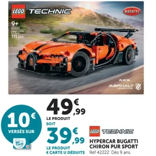 Hypercar Lego Technic Bugatti Chiron Pur Sport