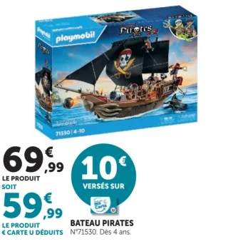 Bateau pirates Playmobil