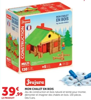 Mon Chalet en Bois Jeujura 130 pièces