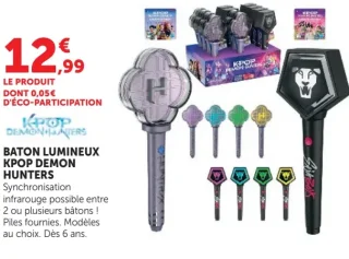 Bâton lumineux Kpop Demon Hunters