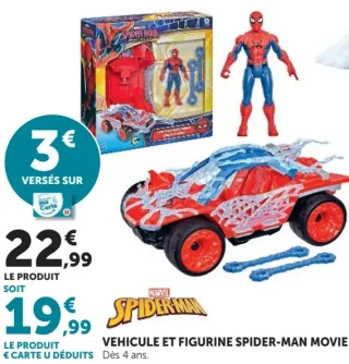 Véhicule et figurine Spider-Man Movie Marvel