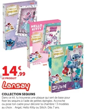 Kit créatif Collection Sequins Lansay