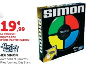 Jeu Simon Hasbro Games