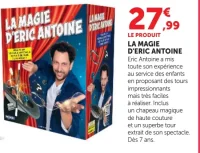 Coffret de magie La Magie d'Eric Antoine Megableu