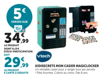 Casier électronique Vtech KidiSecrets Mon Casier MagiLocker