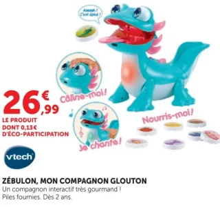Zébulon, mon compagnon glouton Vtech