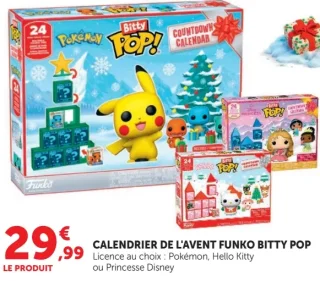 Calendrier de l'avent Funko Bitty Pop