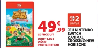 Jeu Nintendo Switch 2 Animal Crossing: New Horizons