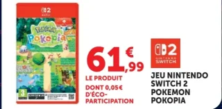 Jeu Nintendo Switch 2 Pokemon Pokopia