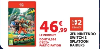 Jeu Nintendo Switch 2 Splatoon Raiders