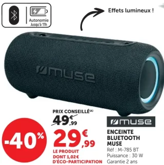 Enceinte Bluetooth Muse M-785 BT