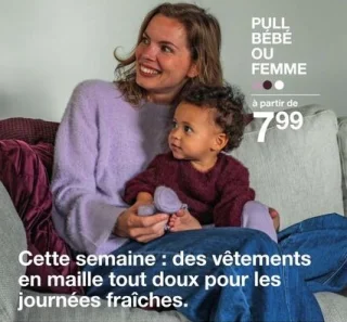 Pull bébé ou femme Zeeman