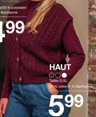 Zeeman Haut à manches longues