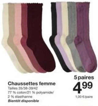 Chaussettes femme