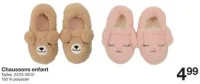 Chaussons enfant