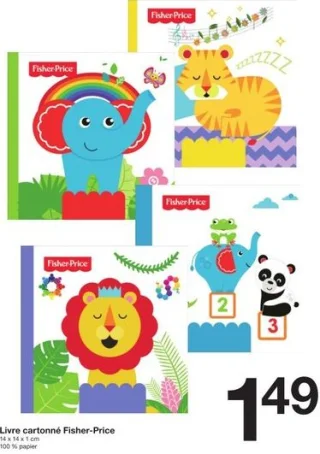 Livre cartonné Fisher-Price