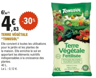 Terre végétale Tonusol