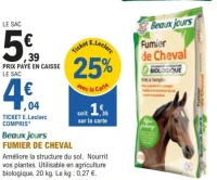 Fumier de cheval Beaux jours