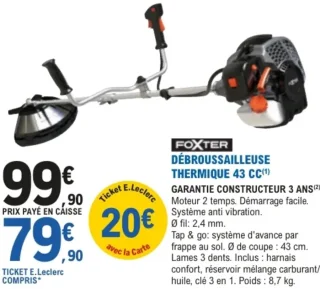 Débroussailleuse thermique 43 CC Foxter