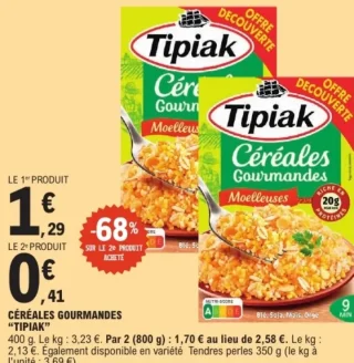 Céréales gourmandes Tipiak