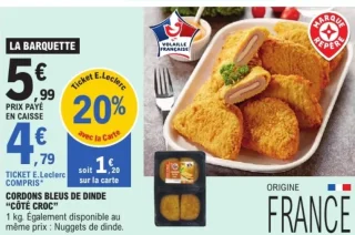 Cordons bleus de dinde Côté Croc