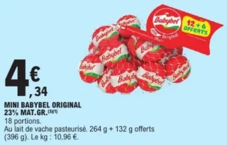 MINI BABYBEL ORIGINAL 23% MAT.GR.