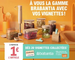 Gamme d'accessoires et boîtes de conservation Brabantia
