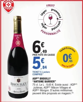 AOP Brouilly Antoine Barrier