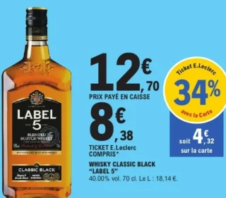 Whisky Classic Black Label 5