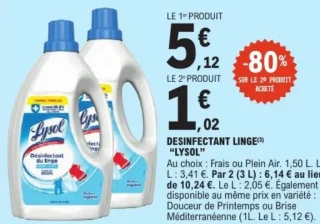 Désinfectant linge Lysol