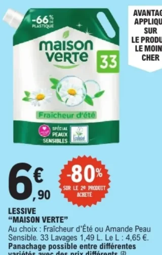 Lessive Maison Verte