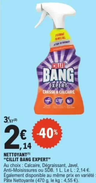Nettoyant "CILLIT BANG EXPERT"