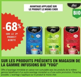 Gamme infusions bio Yogi