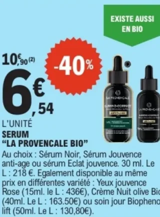 Sérum La Provençale Bio