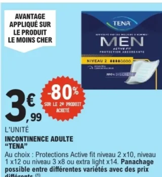 Incontinence adulte Tena