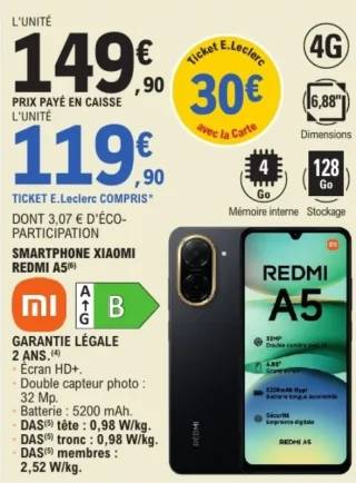 Smartphone Xiaomi Redmi A5