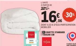 Couette standard 140x200 cm Tissaia