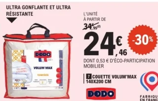 Couette Volum'Max 140x200 cm Dodo