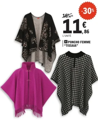Poncho femme Tissaia