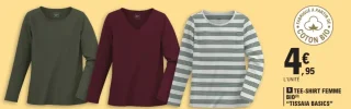 Tee-shirt femme bio Tissaia Basics