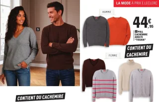 Pull cachemire adulte Tissaia