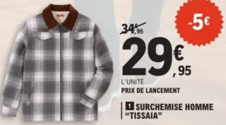 Surchemise homme Tissaia