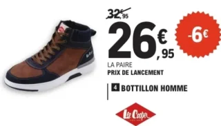 Bottillon homme Lee Cooper
