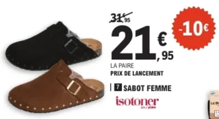 Sabot femme Isotoner