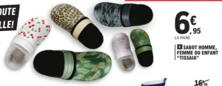Sabot homme, femme ou enfant Tissaia
