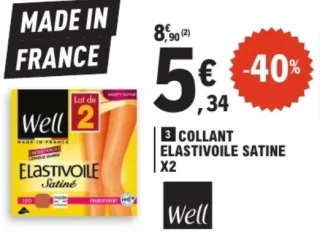 Collant Elastivoile Satine x2 Well