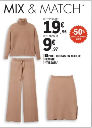 Pull ou bas en maille femme Tissaia