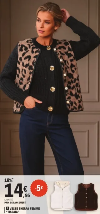 Veste sherpa femme Tissaia