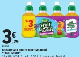 Boisson aux fruits multivitaminé "Fruit Shoot"
